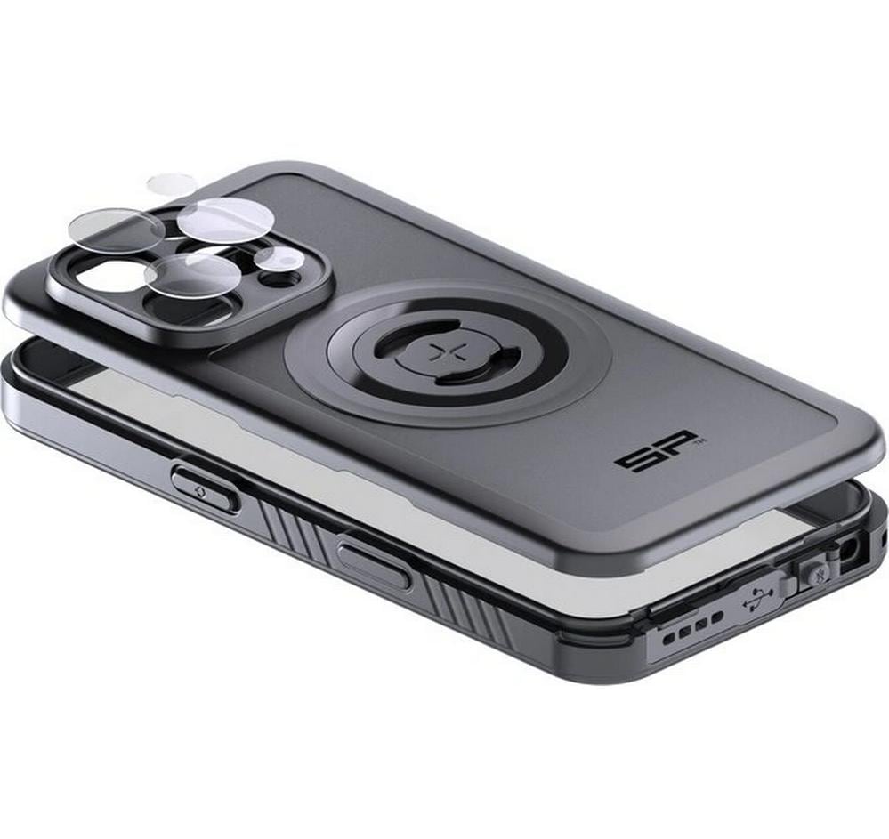 SP Connect Backcover – für Apple iPhone 16 Pro – schwarz – MagSafe-kompatibel, wasserdicht