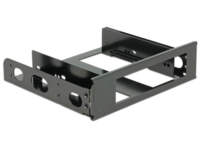 DeLOCK 18267 – HDD-Halterung, Aluminium, schwarz – für 3,5" Laufwerke in 5,25" Schacht