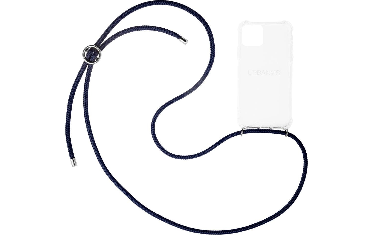 Urbany's Necklace Backcover – für Apple iPhone 16 Plus, Kunststoff, Deep Sea, mit Trageband