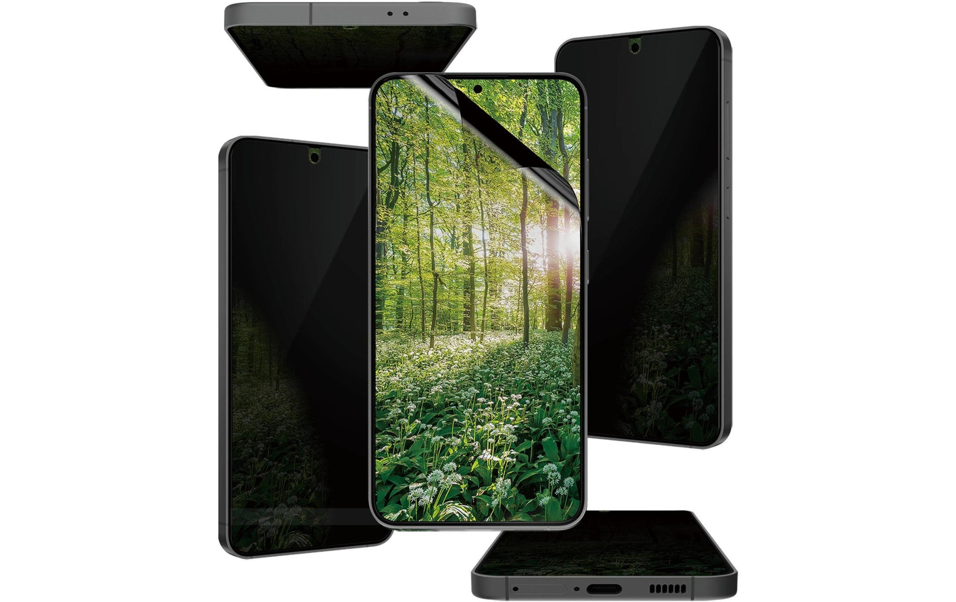 PanzerGlass Privacy-Filter (Folie), Ultra-Wide Fit – für Galaxy S25/S24 5G