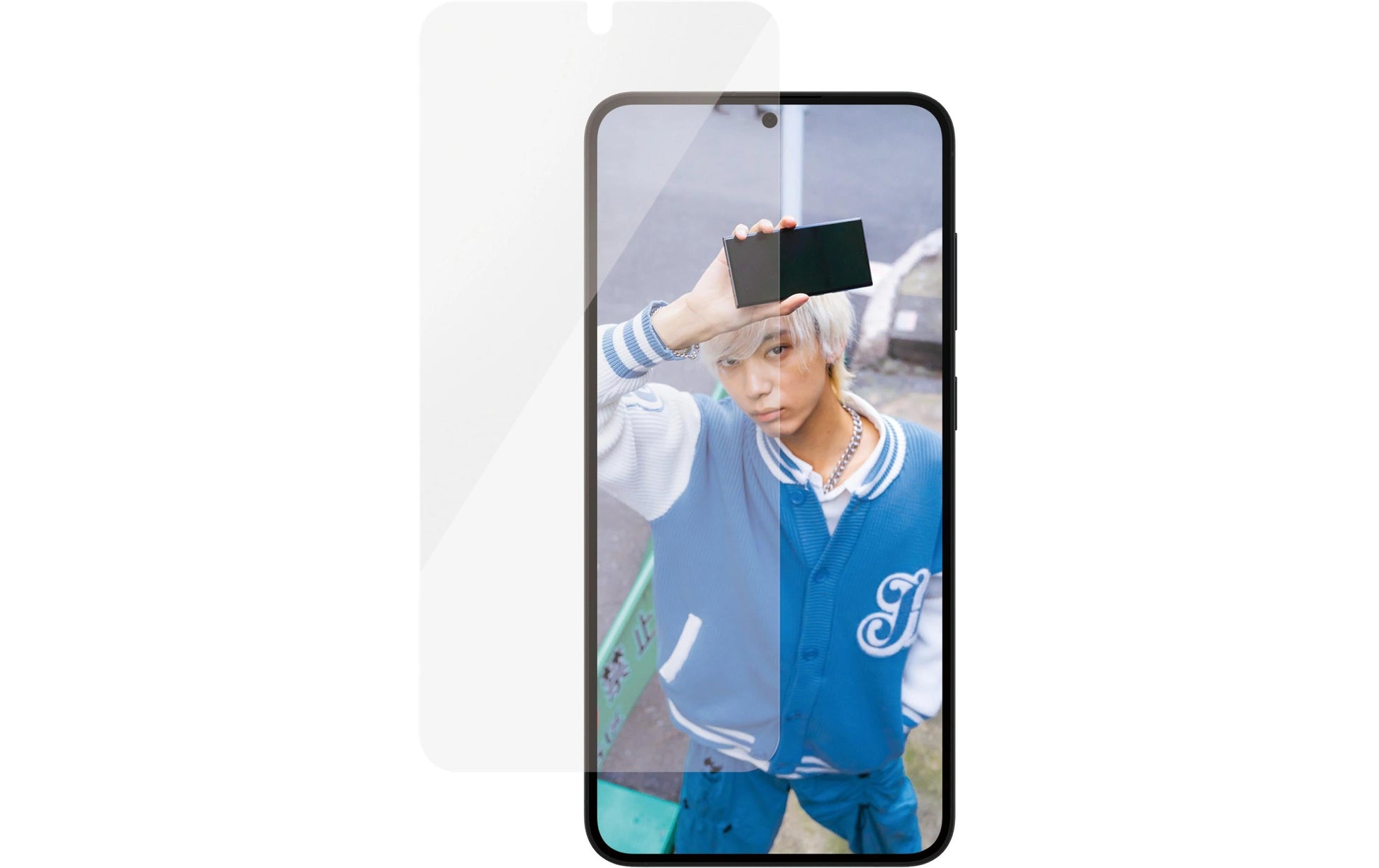 PanzerGlass Displayschutz (Panzerglas), Ultra-Wide Fit – für Galaxy S25+/S24 Plus – mit Applikator