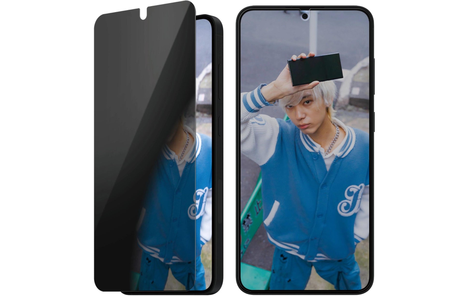 PanzerGlass Displayschutzglas Privacy-Filter – für Samsung Galaxy S25+/Galaxy S24 Plus, Hartglas, Transparent