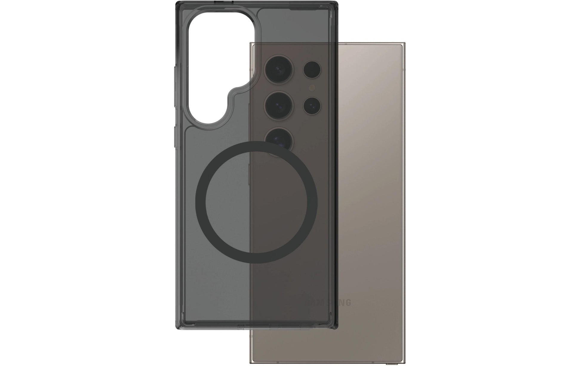 PanzerGlass CARE Flagship Backcover – für Samsung Galaxy S25 Ultra, Smokey, bis 3,6 m sturzsicher
