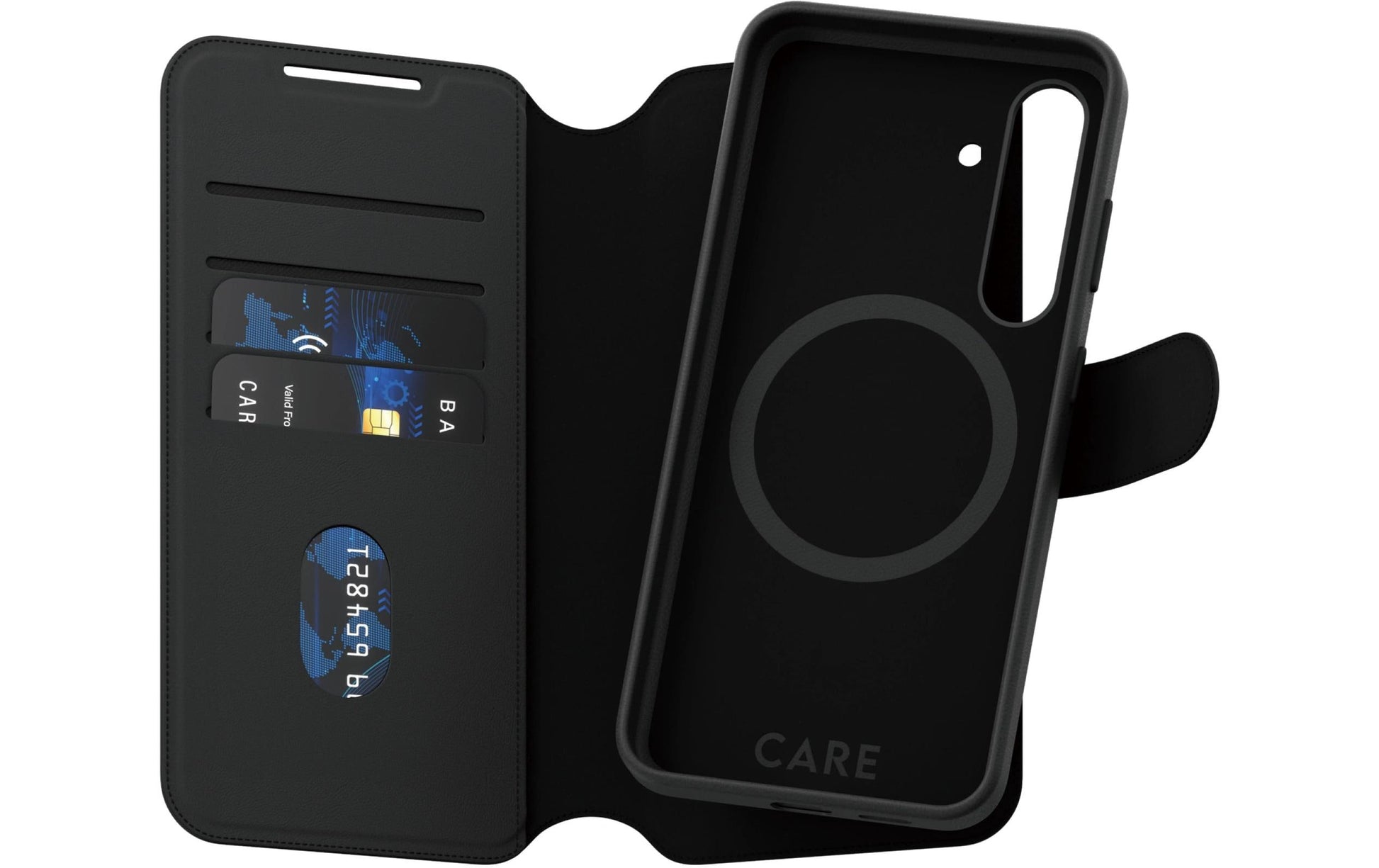 PanzerGlass CARE Feature Tango Wallethülle – für Samsung Galaxy S25, bis 2,4 m sturzsicher, Qi-kompatibel