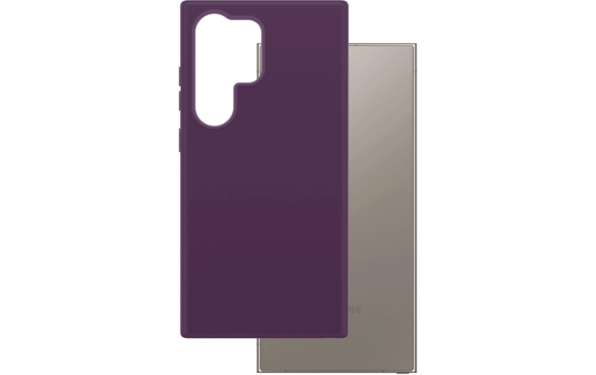 PanzerGlass CARE Backcover – für Samsung Galaxy S25 Ultra, Kunststoff, Pflaumenlila, bis 1,2 m sturzsicher