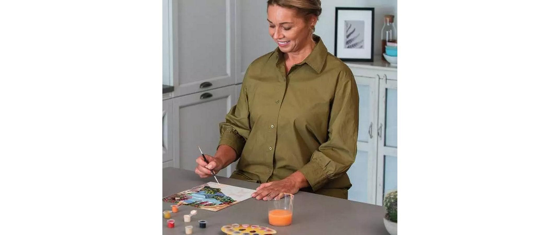 Ravensburger CreArt – Malen-nach-Zahlen-Set – Lago Maggiore – 30 × 40 cm – ab 14 Jahren