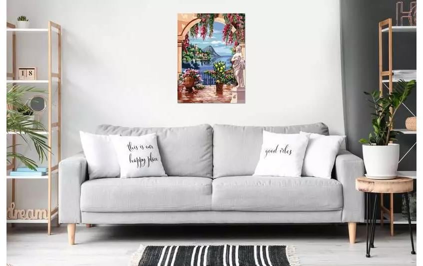 Ravensburger CreArt – Malen-nach-Zahlen-Set – Lago Maggiore – 30 × 40 cm – ab 14 Jahren