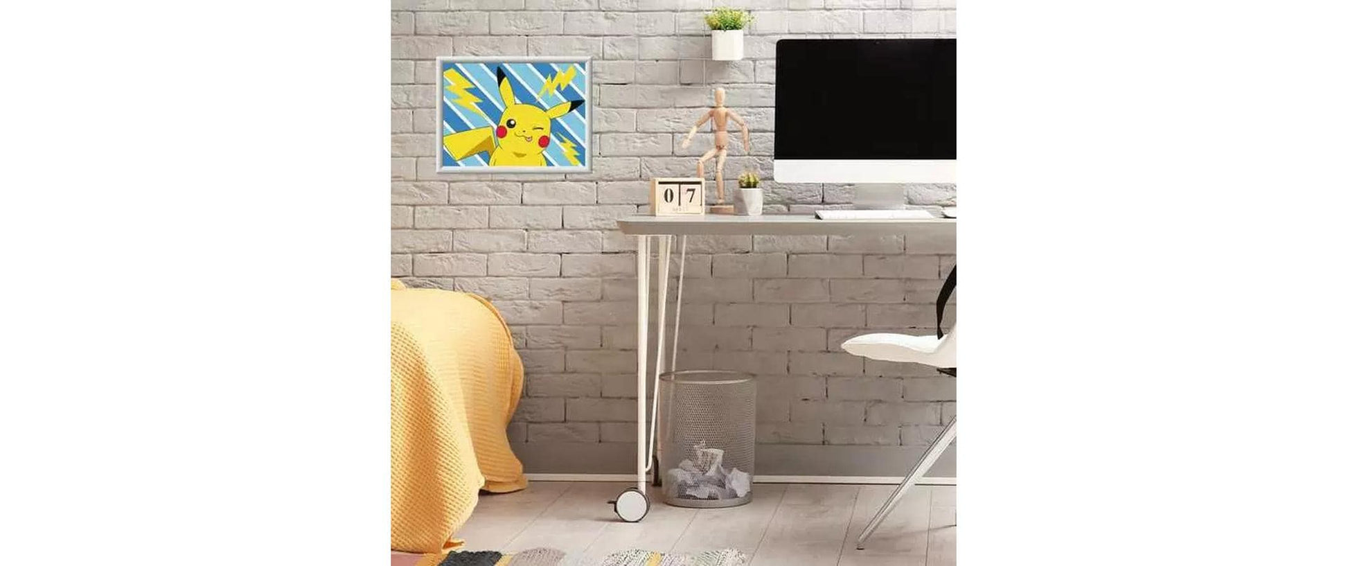Ravensburger CreArt – Malen-nach-Zahlen-Set – Cheeky Pikachu – 1-teilig, 9 Farben – ab 9 Jahren