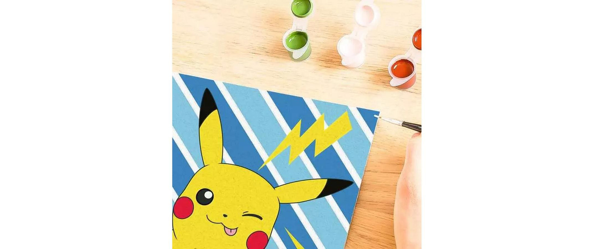 Ravensburger CreArt – Malen-nach-Zahlen-Set – Cheeky Pikachu – 1-teilig, 9 Farben – ab 9 Jahren