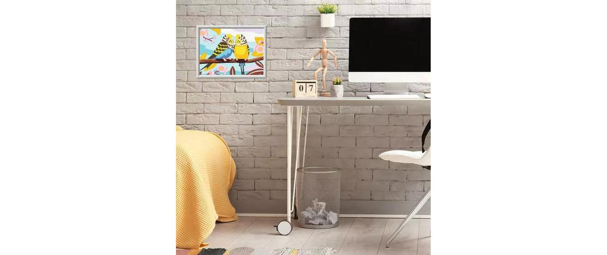 Ravensburger CreArt – Malen-nach-Zahlen-Set – Papagei – 15 Farben – ab 9 Jahren