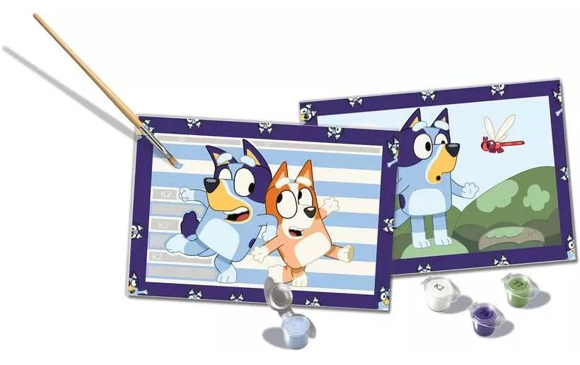 Ravensburger CreArt – Malen-nach-Zahlen-Set – Bluey – 1-teilig – ab 5 Jahren