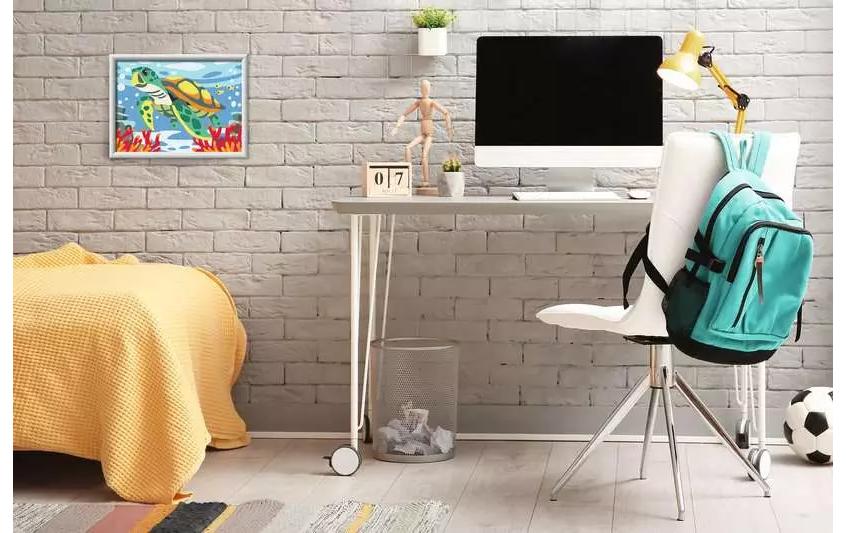 Ravensburger CreArt – Malen-nach-Zahlen-Set – Meeresschildkröte – 15 Farben – ab 9 Jahren