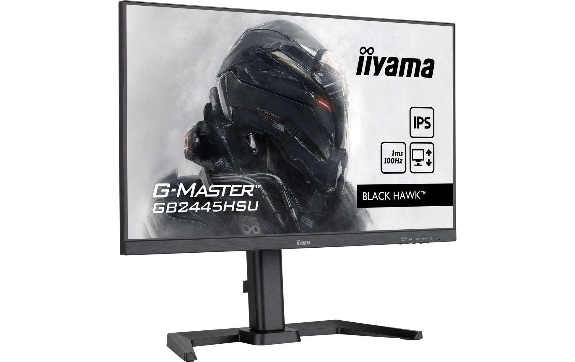 iiyama G-Master – Monitor, 23,8" 1920 × 1080 (Full HD), IPS, 100 Hz, 300 cd/m², Höhenverstellbar (HAS)