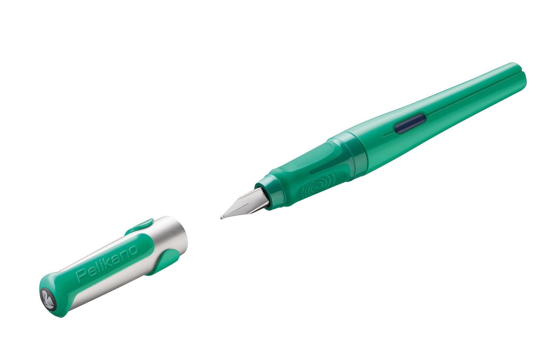 Pelikano – Federspitze L – für Linkshänder – Grün, Blau – Patronen