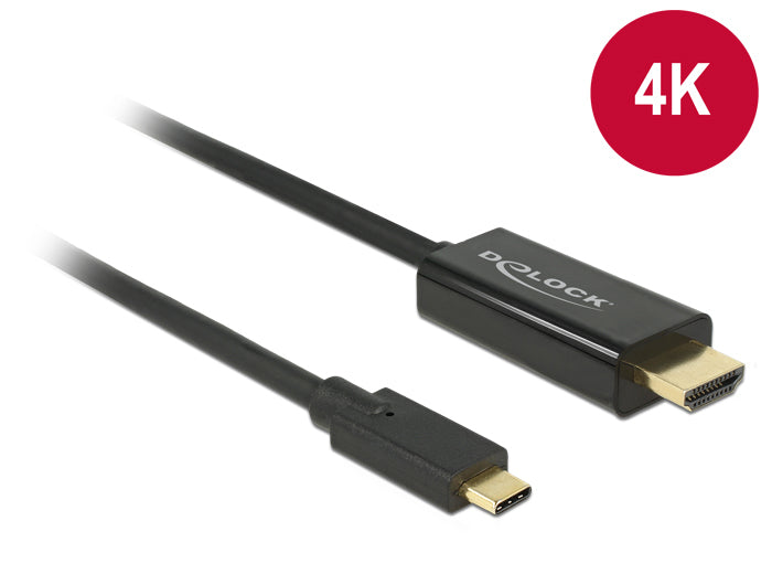 DeLOCK USB-C auf HDMI Kabel 4K 30 Hz – 3 m – für Geräte mit USB-C (DisplayPort Alt Mode)