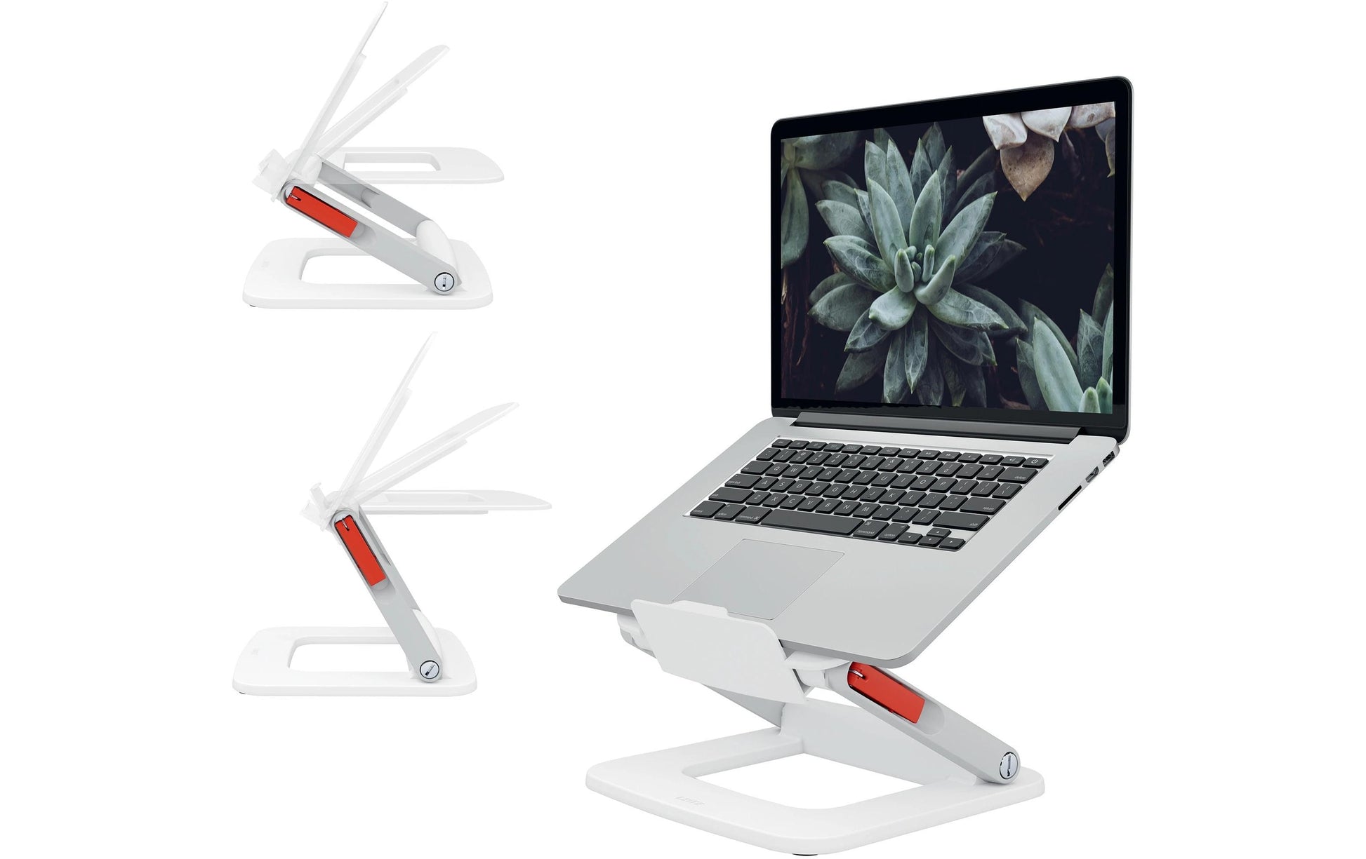 Leitz Laptop-Ständer – für Laptops bis 15", höhenverstellbar, bis 2,5 kg – Weiss
