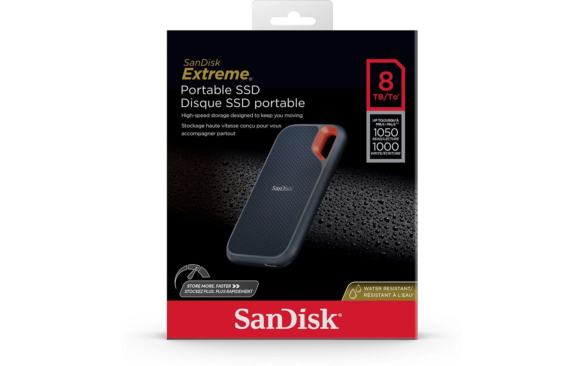 SanDisk Extreme Tragbares Speichergerät – 8 TB, 1050 MB/s