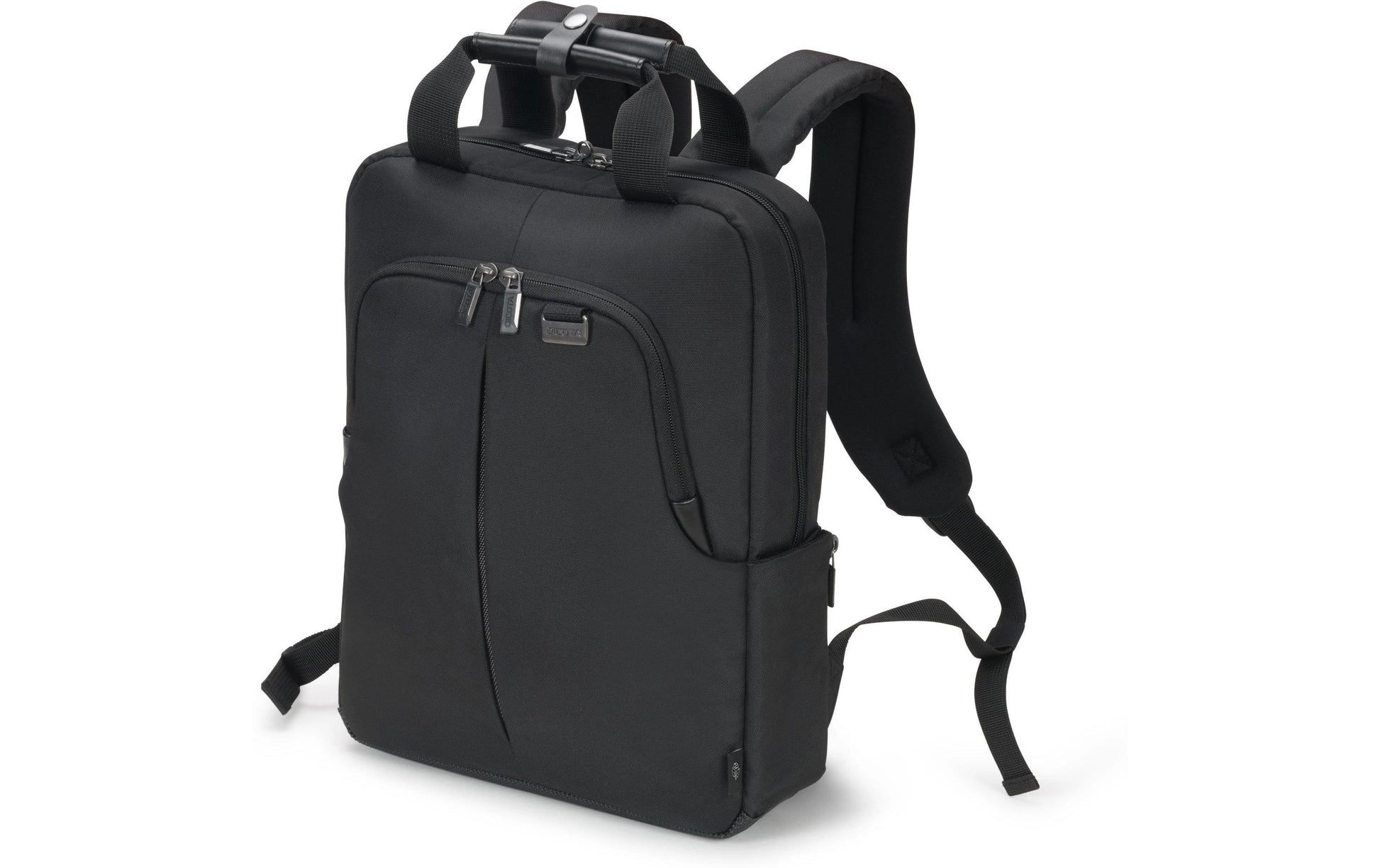 DICOTA Eco Slim PRO Notebook-Rucksack für Notebooks bis 14,1" – Aus recyceltem PET – Schwarz