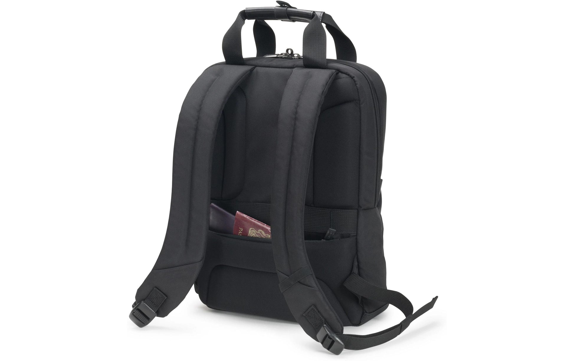 DICOTA Eco Slim PRO Notebook-Rucksack für Notebooks bis 14,1" – Aus recyceltem PET – Schwarz