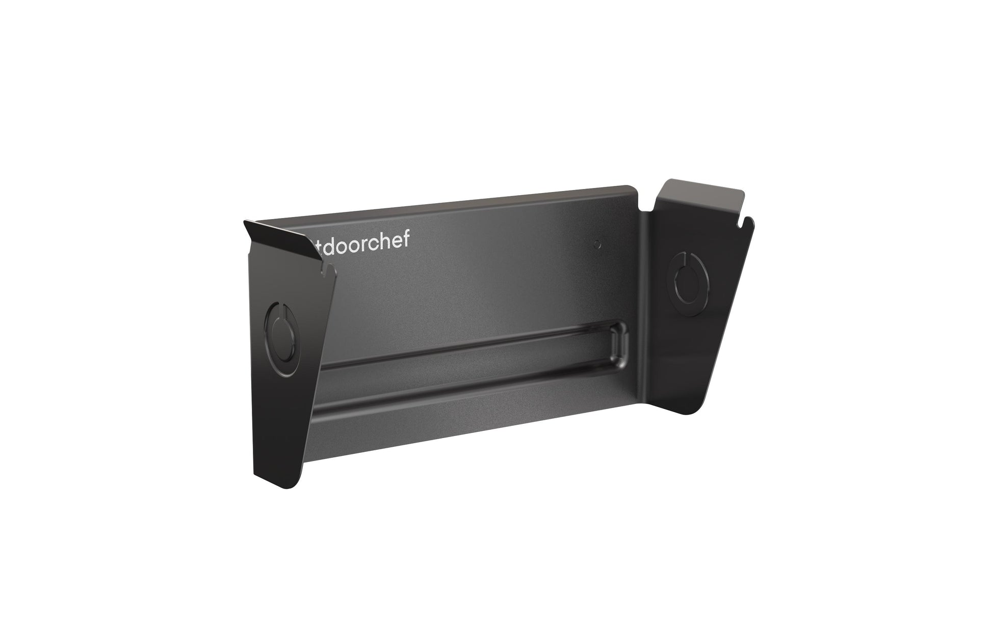 OUTDOORCHEF Halterung Abfallsack – für magnetische Oberflächen, Stahl, schwarz, B 233 × T 85 × H 85 mm