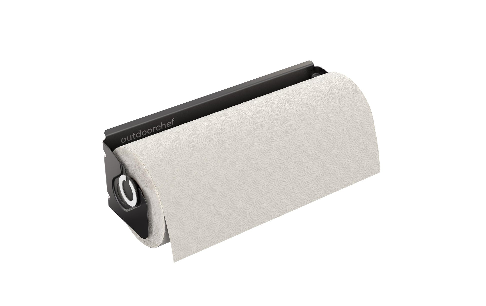 OUTDOORCHEF Küchenrollenhalter Stahl (pulverbeschichtet), 27,2 × 9 × 9 cm, für magnetische Oberflächen