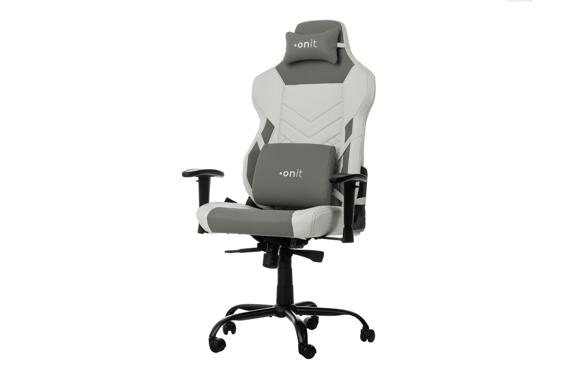 ONIT PC-Gamingstuhl – Grau, Schaumstoff