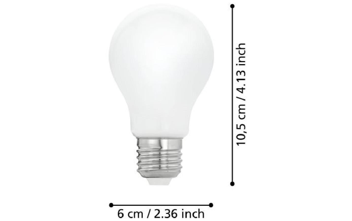 EGLO Leuchtmittel E27 – 470 lm, 2700 K, 360°