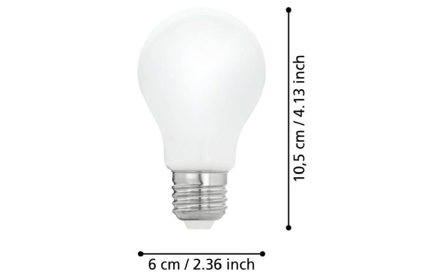 EGLO Leuchtmittel E27 A-Form – Warmweiss 2700 K, 1521 lm, 12 W – 1 Stk.