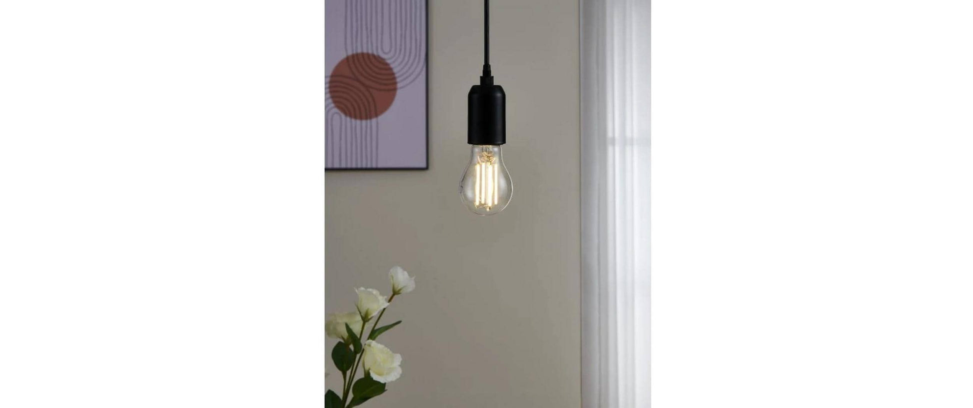EGLO LED-Leuchtmittel E27 A60 – 470 lm, 2,2 W, Warmweiss 3000 K – IP20 – 1 Stk. – Transparent, Glas