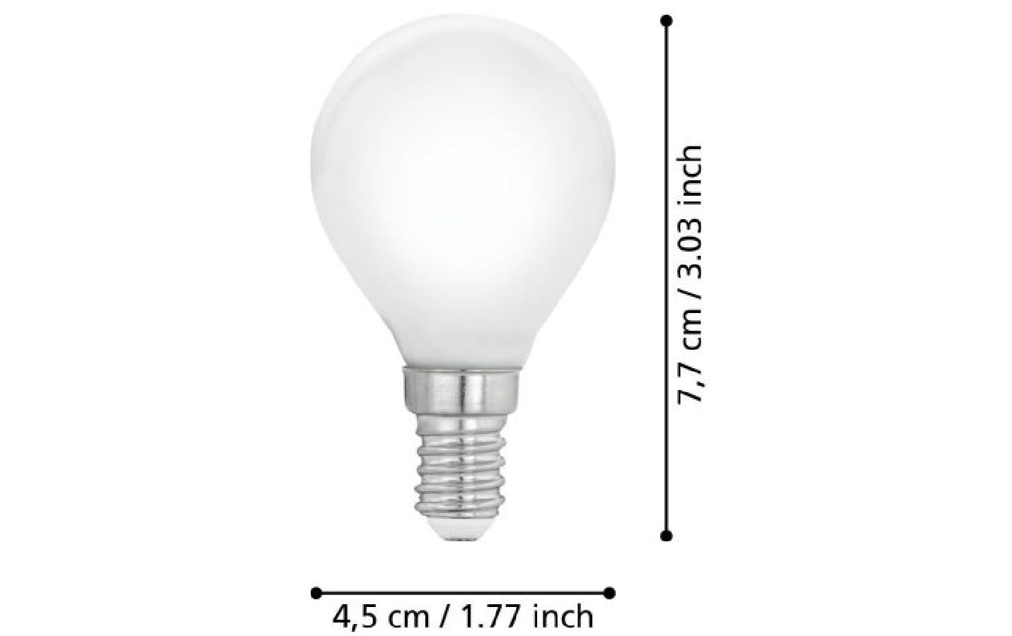 EGLO LED-Leuchtmittel E14 A-Form – Warmweiss 2700 K, 806 lm, 7 W – 1 Stk.