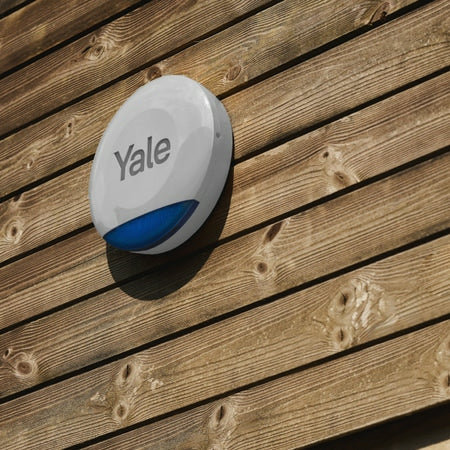 Yale AL-ESG-1A-G – Sirene, Funk 868 MHz, 100 dB, für Yale Smart Alarm – Grau