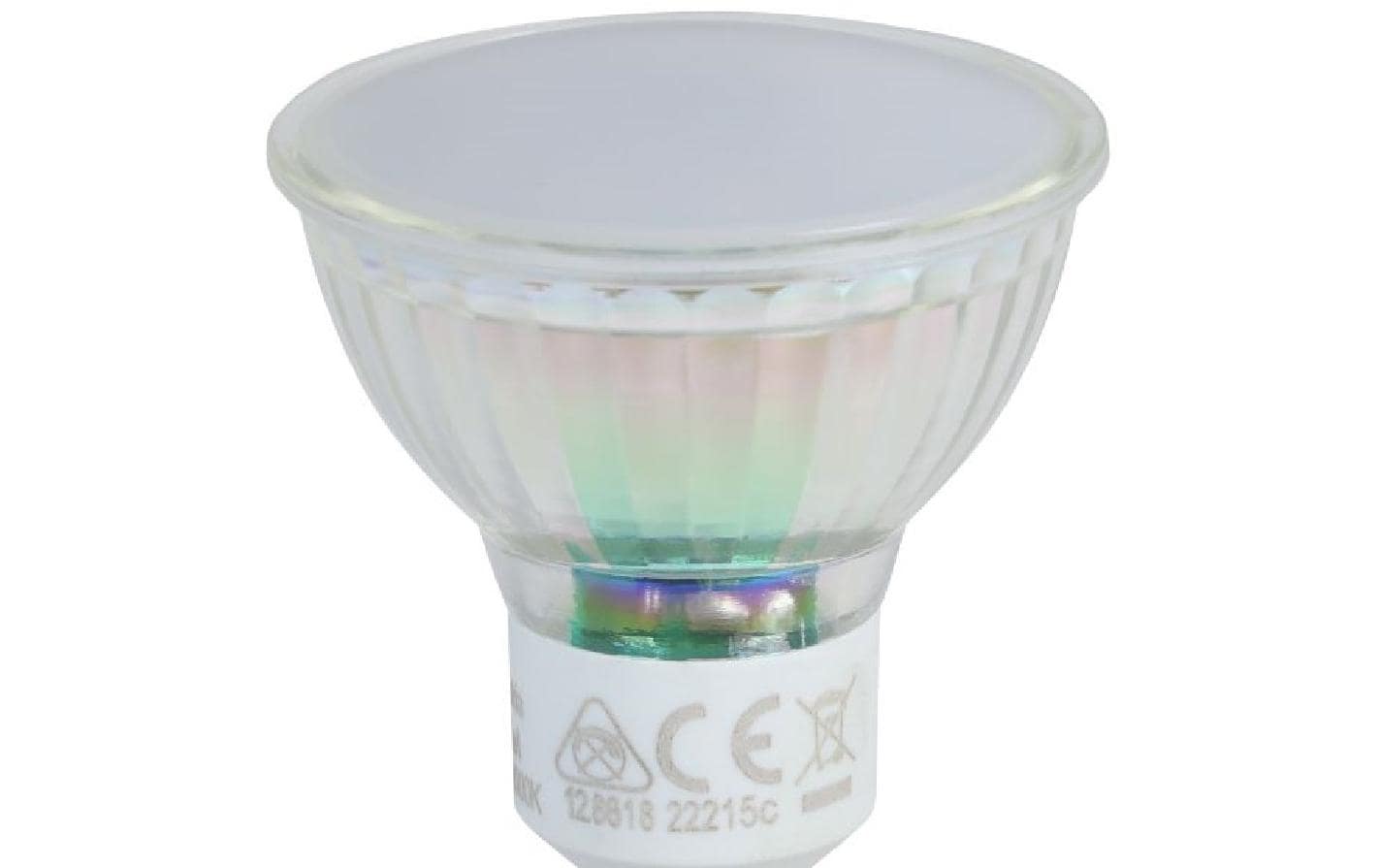 EGLO LED-Leuchtmittel GU10 – Warmweiss 3000 K, 400 lm, 4,6 W – IP20 – 2 Stk., Glas