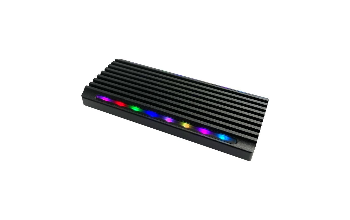 LC-Power LC-M2-C-NVME-4 – 1-Bay externes M.2-Gehäuse – USB-C 3.1 Gen 2, für M.2 NVMe (PCIe)