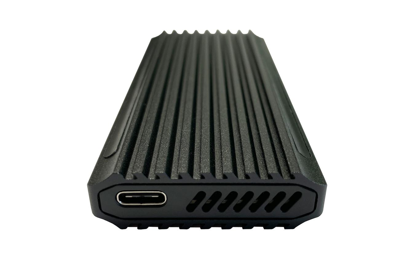 LC-Power LC-M2-C-NVME-4 – 1-Bay externes M.2-Gehäuse – USB-C 3.1 Gen 2, für M.2 NVMe (PCIe)