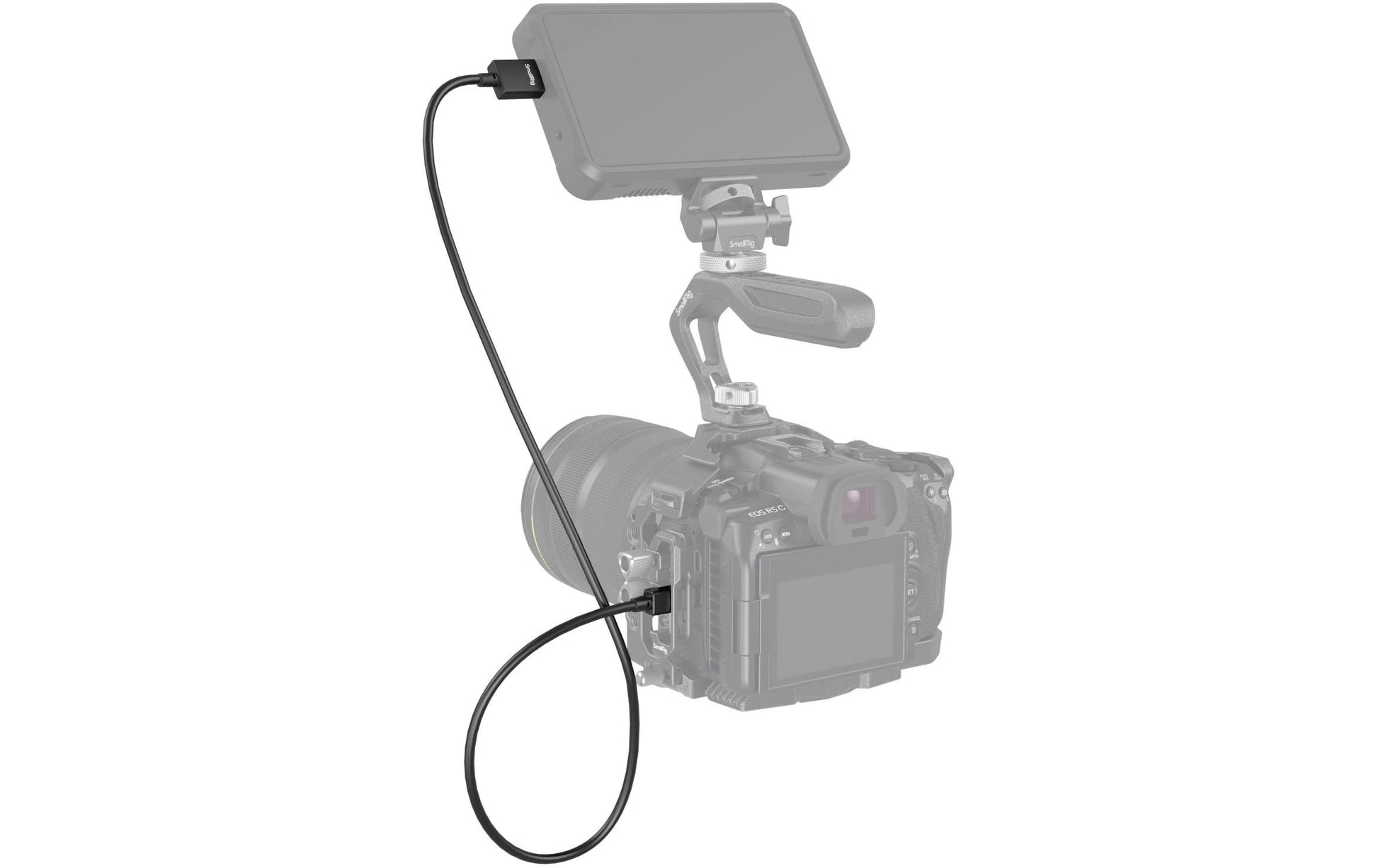SmallRig Micro-HDMI auf HDMI Kabel HDMI 2.0 4K 60 Hz – 1 m – für Geräte mit Micro-HDMI-Anschluss