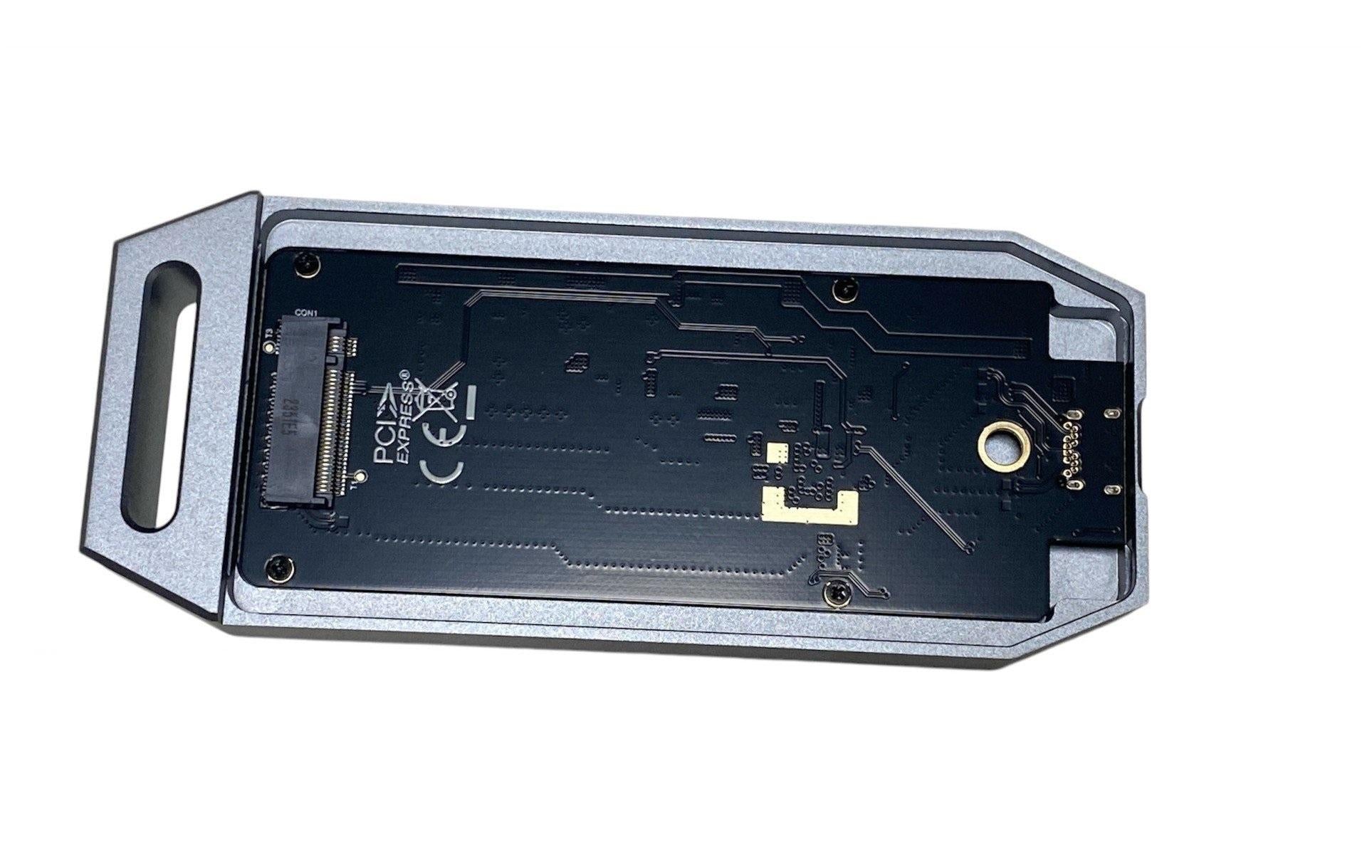 LC-Power LC-M2-C-USB4 – 1-Schacht M.2-Gehäuse – für M.2 NVMe (PCIe), USB4 Type-C 40 Gbps