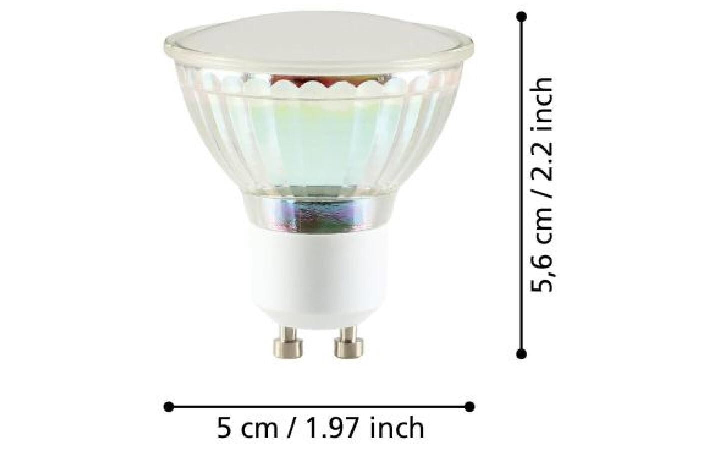 EGLO LED-Leuchtmittel GU10 – 400 lm, 4,6 W, Neutralweiss 4000 K – IP20 – 1 Stk.