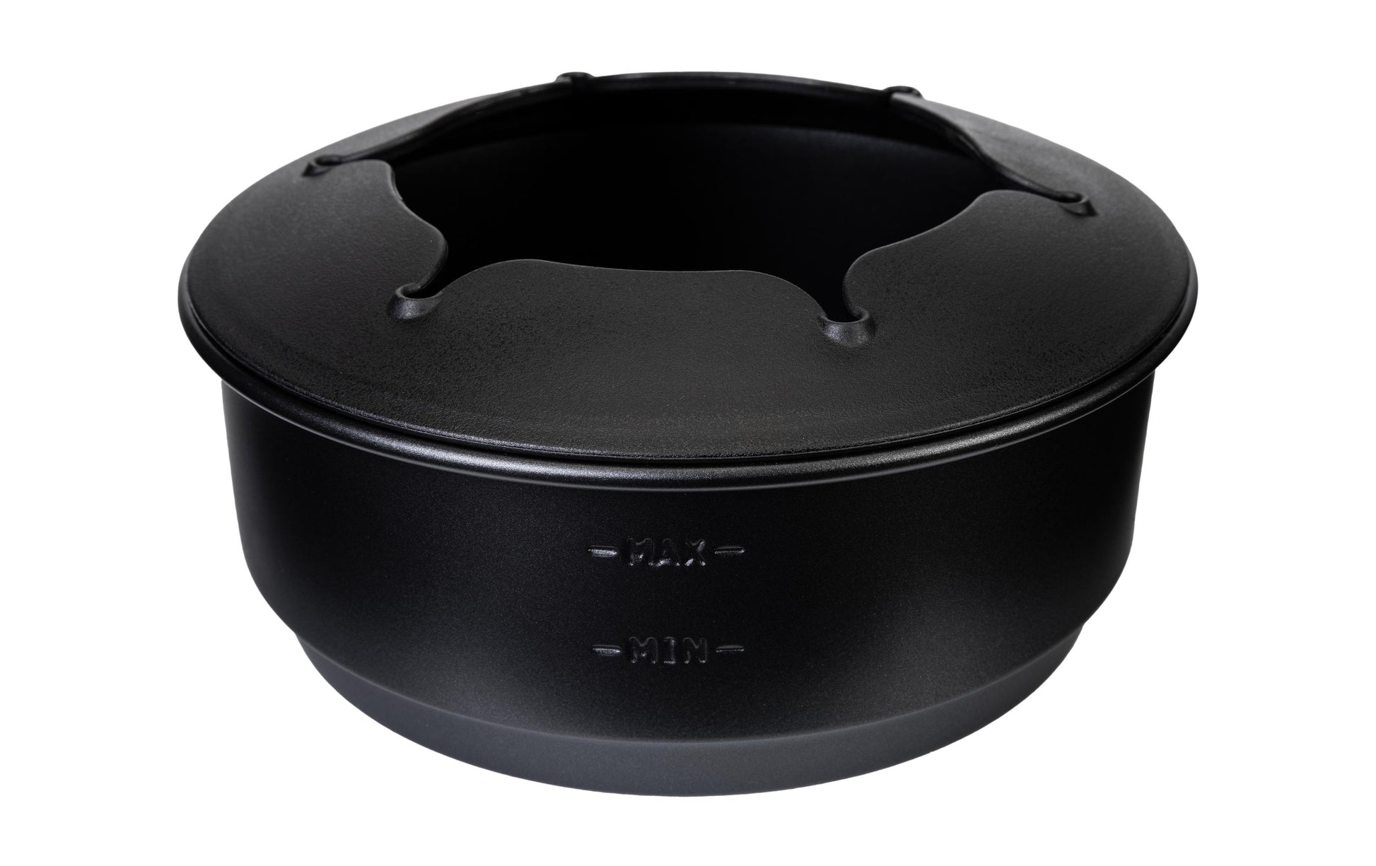 Furber. Furber Fondue-Set Alpy – Edelstahl, 1,3 l, 6 Gabeln, elektrisch – schwarz/weiss