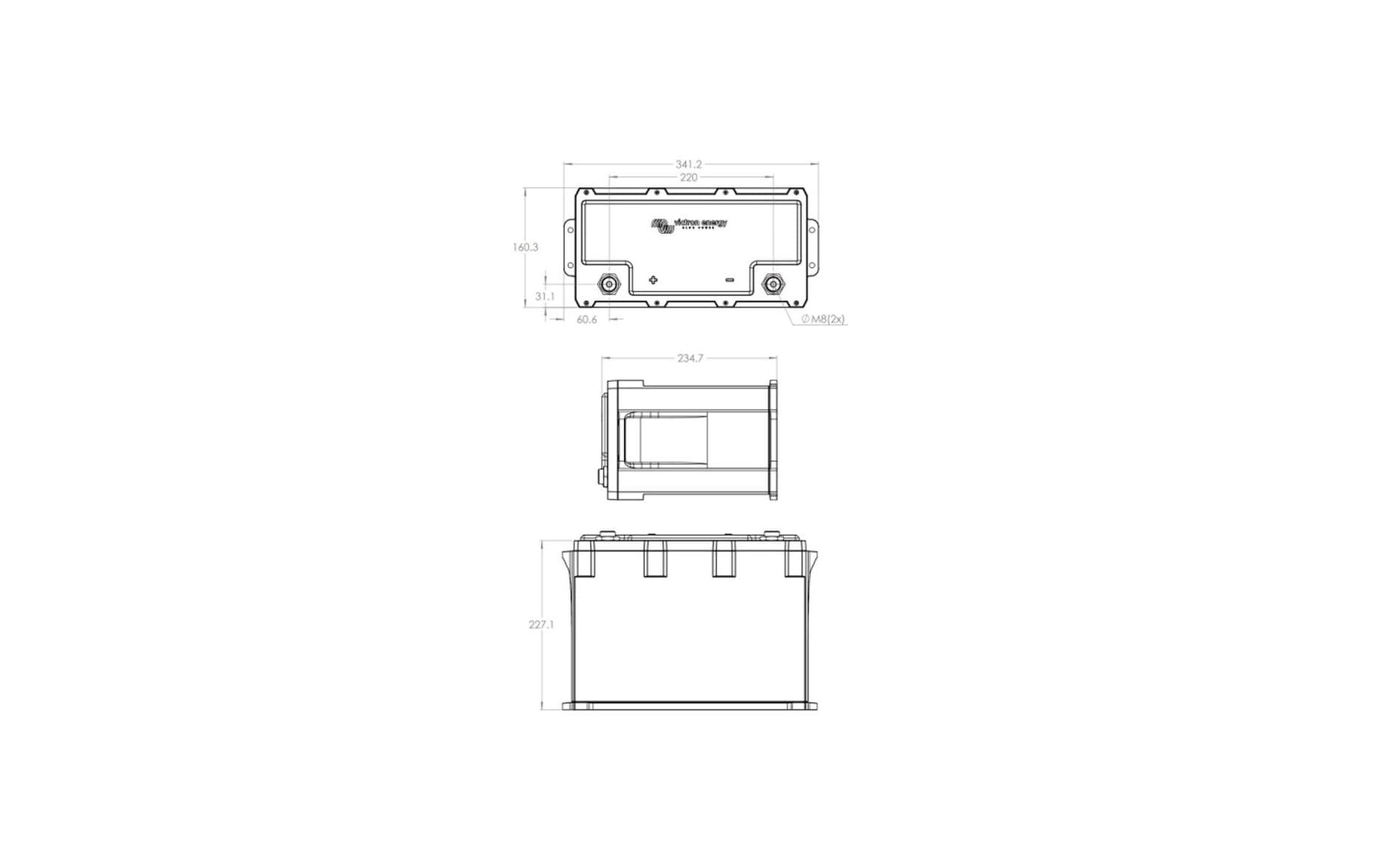 Victron Akku 12,9 V 200000 mAh 2560,00 Wh Li‑FePO4