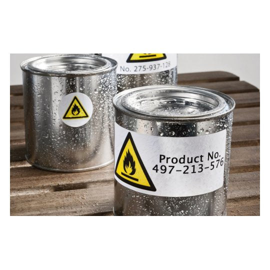 Avery Etiketten, 46 mm × 21 mm, weiss, für Kopierer und Laserdrucker, 384 Etiketten
