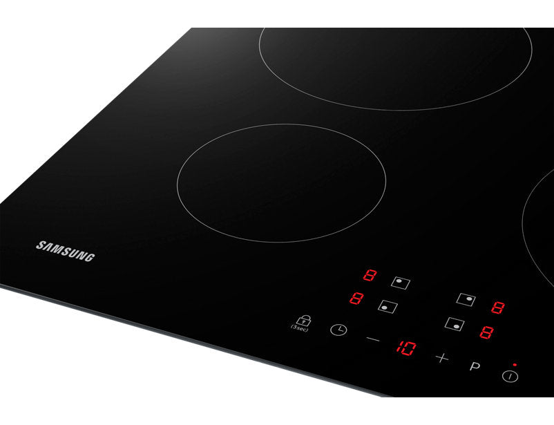 Samsung Einbau-Induktionskochfeld NZ64M3NM1BB/UR – 4 Zonen, Anschlusswert 7000 W, Glaskeramik – Schwarz