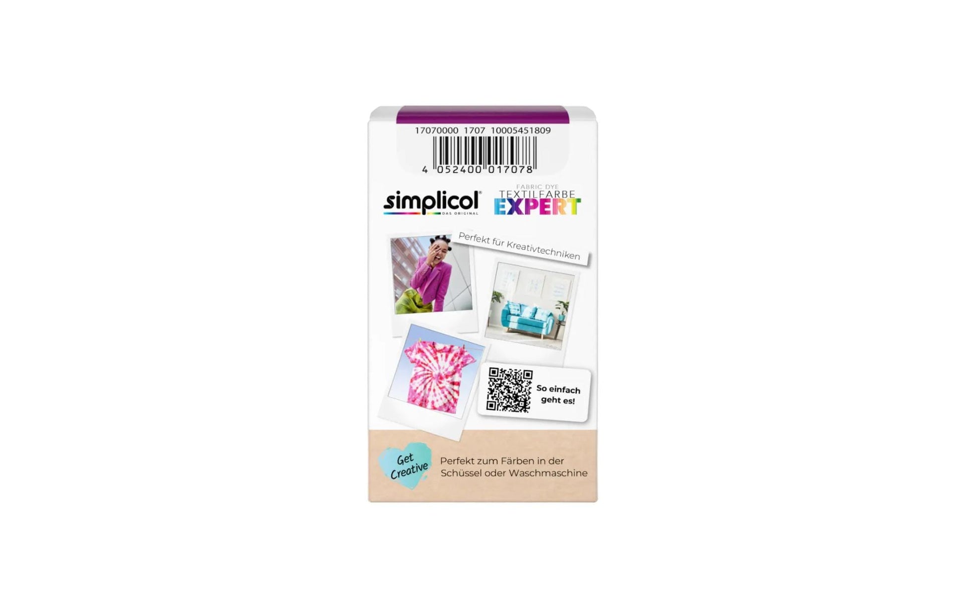 Simplicol Textilfarbe – Flieder-Lila – 150 ml – für Textilien