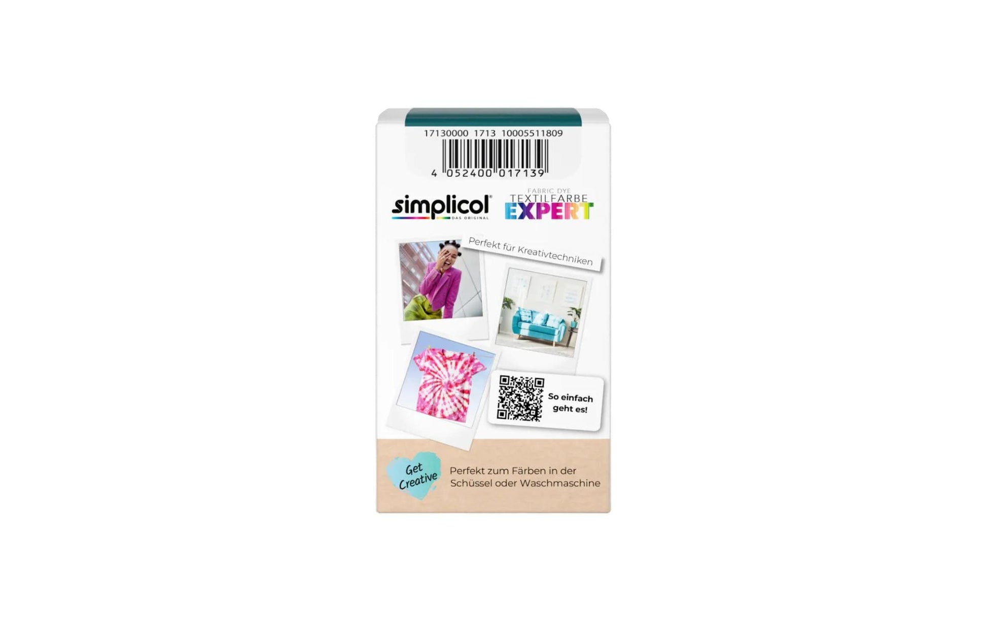 Simplicol Textilfarbe – Efeugrün – 150 ml – für Gewebe