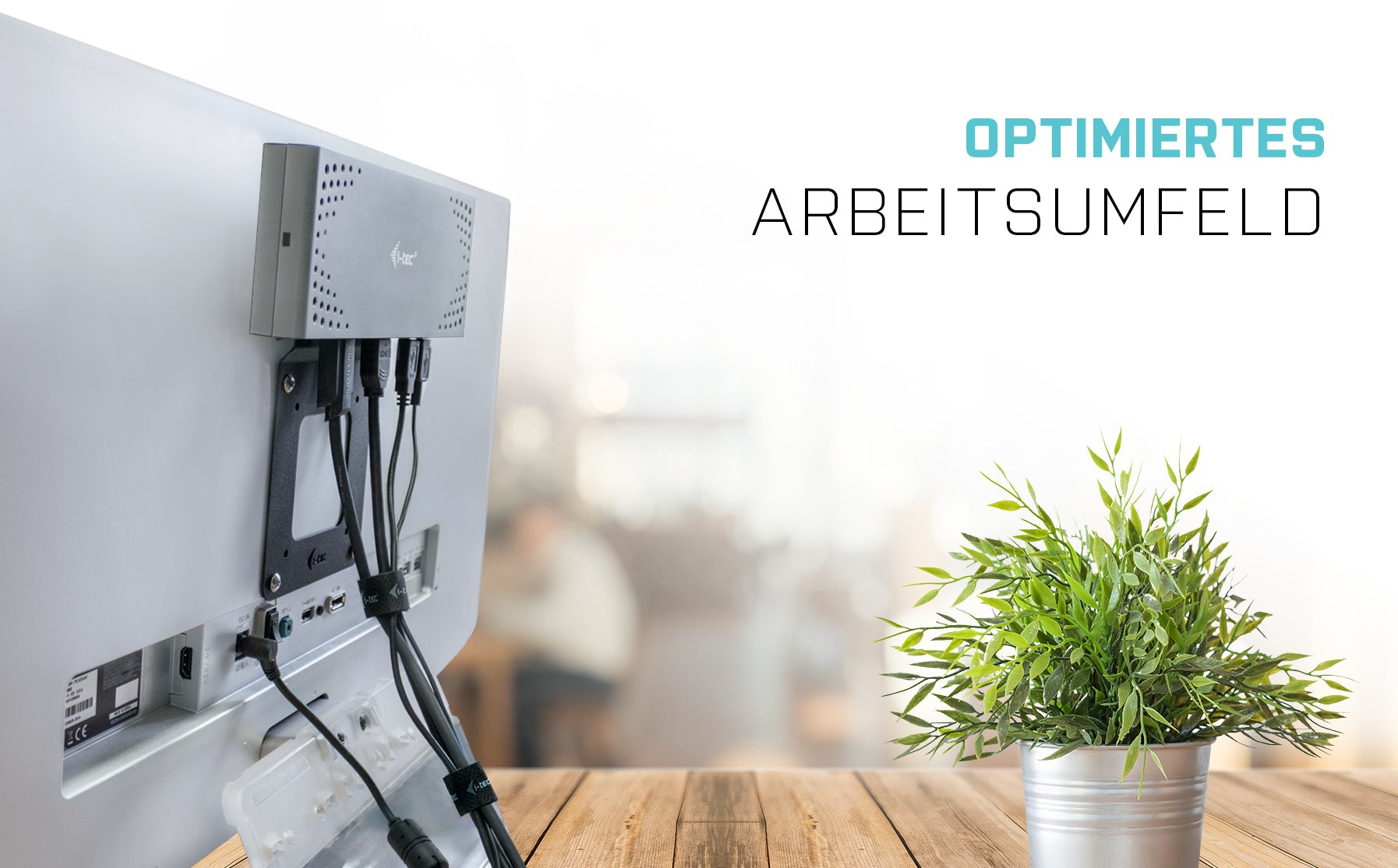 i-tec Dualdock Dockingstation – USB-C, 2× DP, 2× HDMI, 6× USB-A, GbE, 3,5 mm Audio, für Windows/Mac/Linux