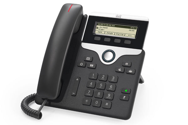 Cisco CP-7811 – IP-Telefon, 1 SIP-Konto, 3,3", Fast Ethernet, PoE, für SIP, Anthrazit