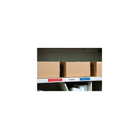 Brady BMP21 Vinyl-Industrieband – rot – 12,7 mm × 6,4 m, Vinyl, glänzend – für Brady BMP21/M210/M211
