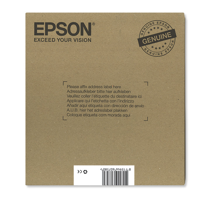 Epson 26 Tintenpatronen-Multipack, Schwarz/Cyan/Magenta/Gelb (Original)