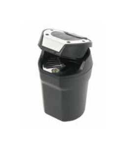 HP Autozubehör Aschenbecher – 75×105×65 mm – schwarz/weiss, Kunststoff