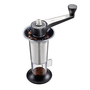 GEFU Kaffeemühle LORENZO – 40 g, Keramikmahlwerk – schwarz/edelstahl