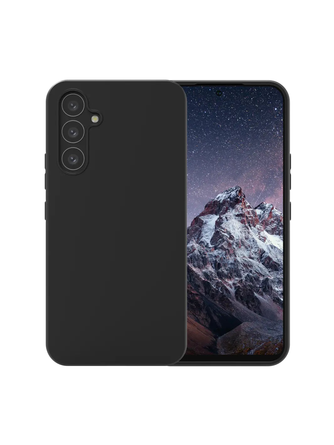 dbramante1928 Backcover – für Samsung Galaxy A54, Recycling-Kunststoff, Nacht Schwarz, bis 1,2 m sturzsicher